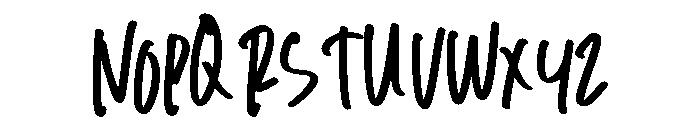 Jealousy Demo Font UPPERCASE