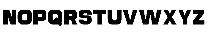 Jechro DEMO Black Font UPPERCASE