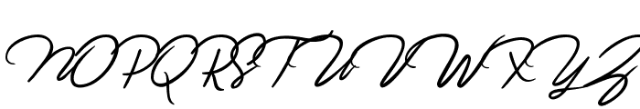 Jefinian Script Font UPPERCASE