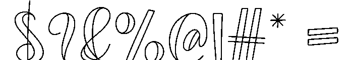 Jelly Drink Font OTHER CHARS