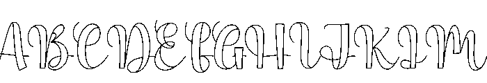 Jelly Drink Font UPPERCASE