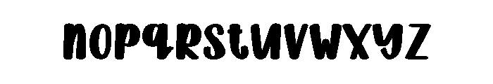 Jelly Fruit Font LOWERCASE