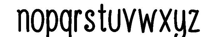 Jelly Sprite Club Font LOWERCASE