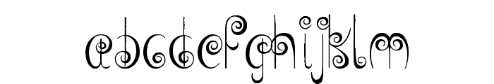 Jelly Swirls Font UPPERCASE