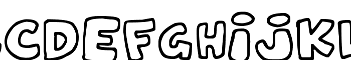 Jelly Wobblers Font LOWERCASE