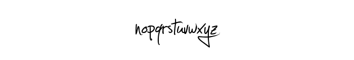Jellyka - Estrya's Handwriting Font LOWERCASE