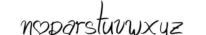 Jellyka - Love and Passion Font LOWERCASE