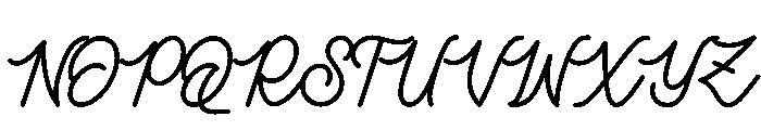Jenaka Font UPPERCASE