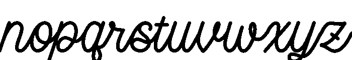 Jenaka Font LOWERCASE
