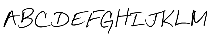 Jennilyn's Everyday Font UPPERCASE