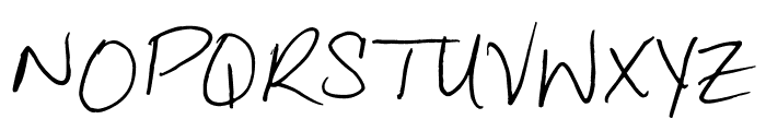 Jennilyn's Everyday Font UPPERCASE