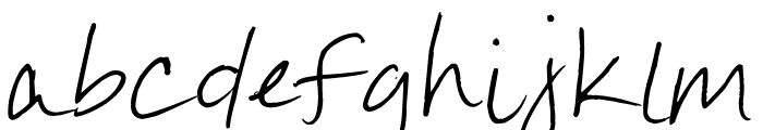 Jennilyn's Everyday Font LOWERCASE