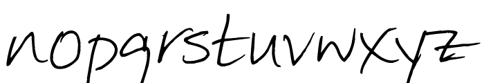 Jennilyn's Everyday Font LOWERCASE