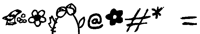 Jenny Doodles Font OTHER CHARS