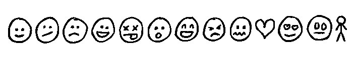 Jenny Doodles Font UPPERCASE