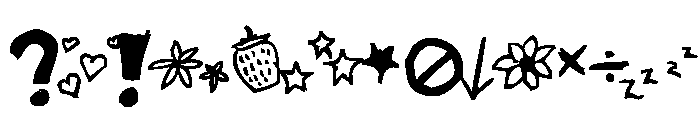 Jenny Doodles Font LOWERCASE