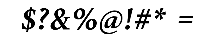 Jenriv Titling Bold Italic Font OTHER CHARS