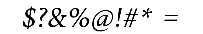 Jenriv Titling Italic Font OTHER CHARS