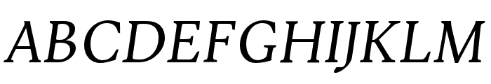 Jenriv Titling Italic Font LOWERCASE