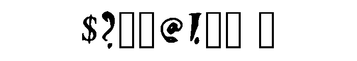 Jerion Regular Font OTHER CHARS