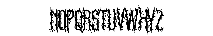 Jeritan Lowokwaru Font UPPERCASE