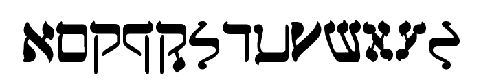 Jerusalem Bold Font UPPERCASE