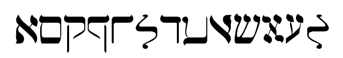 Jerusalem Font LOWERCASE