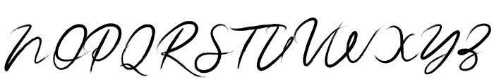 JesterBrush Font UPPERCASE