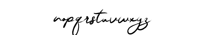 JesterBrush Font LOWERCASE