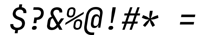 JetBrains Mono Italic Font OTHER CHARS