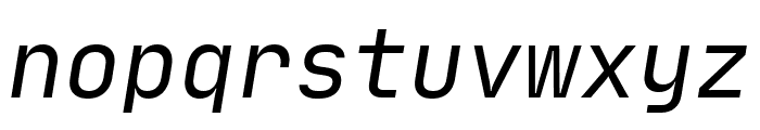 JetBrains Mono Italic Font LOWERCASE