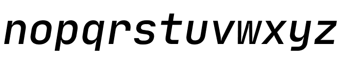 JetBrains Mono Medium Italic Font LOWERCASE