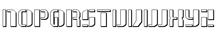Jetway 3D Regular Font UPPERCASE