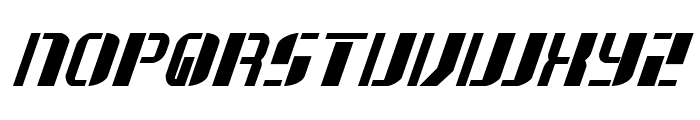 Jetway Bold Italic Font UPPERCASE
