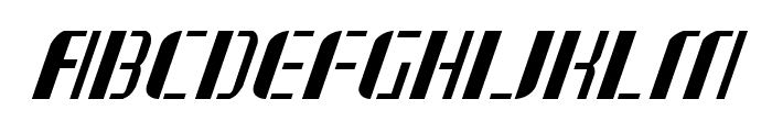 Jetway Condensed Italic Font LOWERCASE