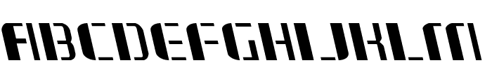 Jetway Leftalic Font LOWERCASE