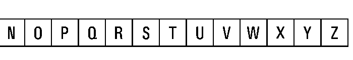 JeuxCache Font UPPERCASE