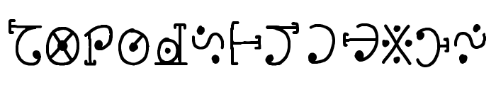 Jewelpet Alphabetic Font Regular Font UPPERCASE