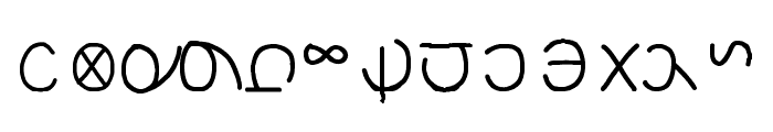 Jewelpet Alphabetic Font Regular Font LOWERCASE