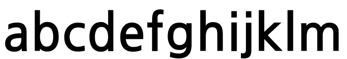 Jeju Gothic Regular Font LOWERCASE