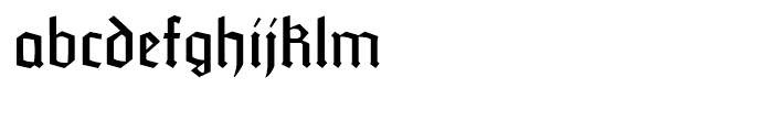 Jessen-Schrift Regular Font LOWERCASE