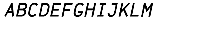 Jet Jane Mono Bold Italic Font UPPERCASE