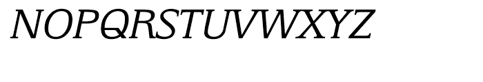 Jeunesse Slab Italic Font UPPERCASE