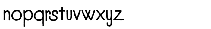 Jealous Pie Regular Font LOWERCASE