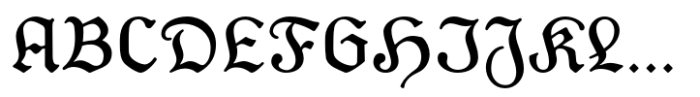 Jean Paul Fraktur Font UPPERCASE