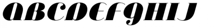 Jeanne Moderno Ultra Italic Font UPPERCASE