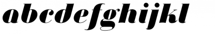 Jeanne Moderno Ultra Italic Font LOWERCASE