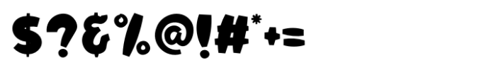 Jeenull Regular Font OTHER CHARS