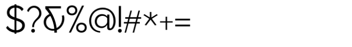 Jegal Pro Regular Font OTHER CHARS