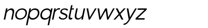 Jegal Pro Slanted Font LOWERCASE